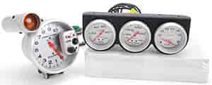 Silver Tachometer 2-5/8" Kit Kit Includes: Auto Meter 5" Silver Tachometer
