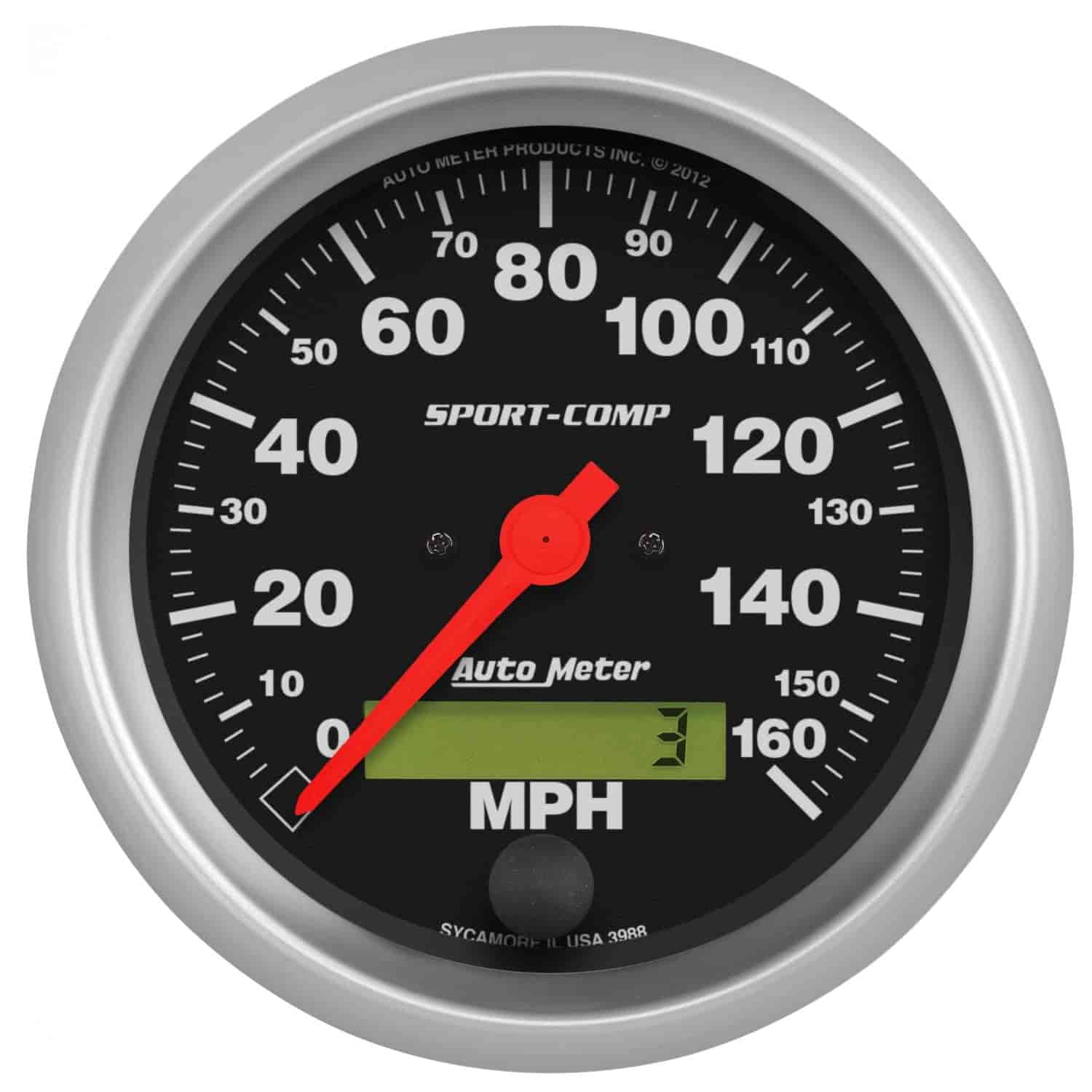 Sport-Comp In-Dash Speedometer 3-3/8" Electrical