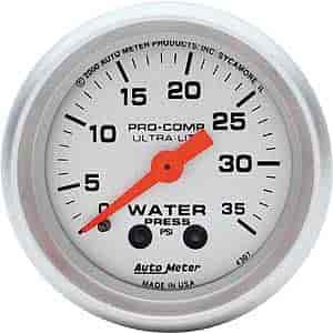 Ultra-Lite Water Pressure Gauge 2-1/16"