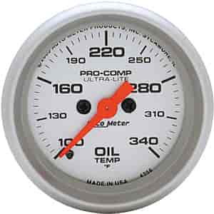 Ultra-Lite Oil Temperature Gauge 2-1/16" electrical