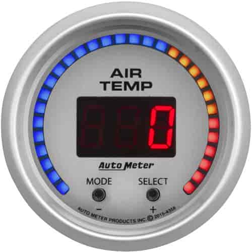Ultra-Lite Dual Channel Air Temperature Gauge 2-1/16"