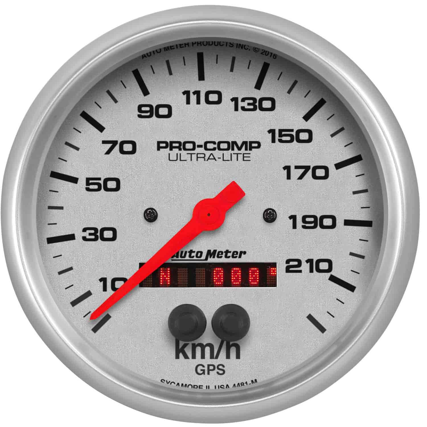 Ultra-Lite In-Dash Speedometer 5" electrical