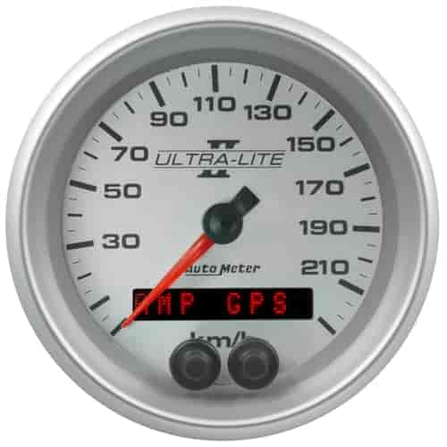Ultra-Lite II GPS Speedometer 3-3/8" Electrical 225 km/h