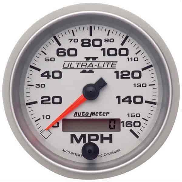 Ultra-Lite II Speedometer 3-3/8" electrical, in-dash mount