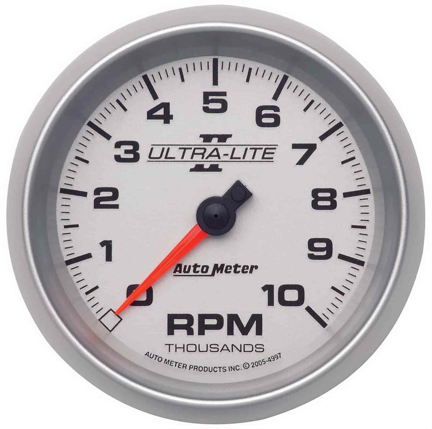 Ultra-Lite II Tachometer 3-3/8" electrical, in-dash mount
