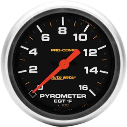 Pro-Comp Pyrometer 2-5/8" Electrical Full Sweep
