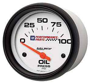 GMPP Logo Oil Pressure Gauge 2-5/8" Electrical (Full Sweep)