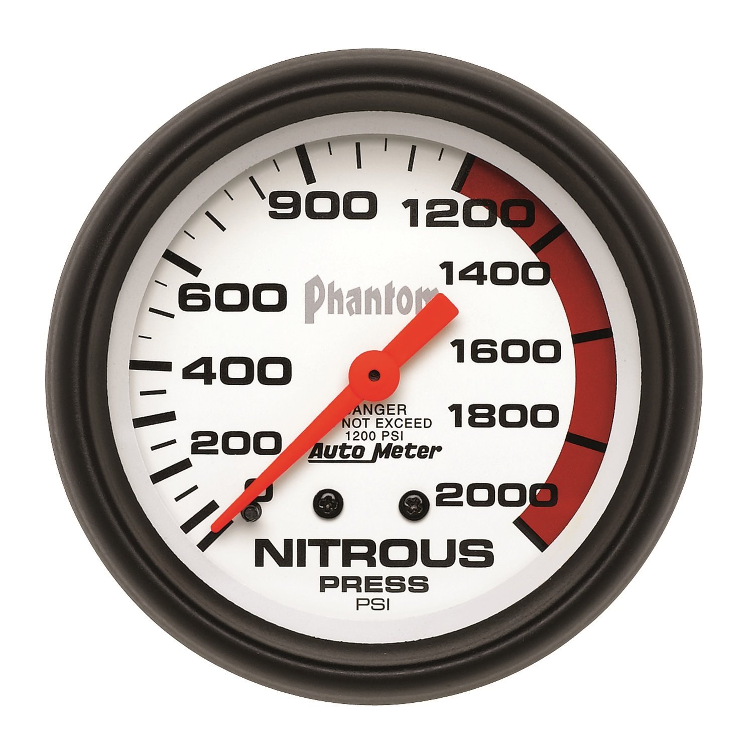 Phantom Nitrous Pressure Gauge 2-5/8" mechanical