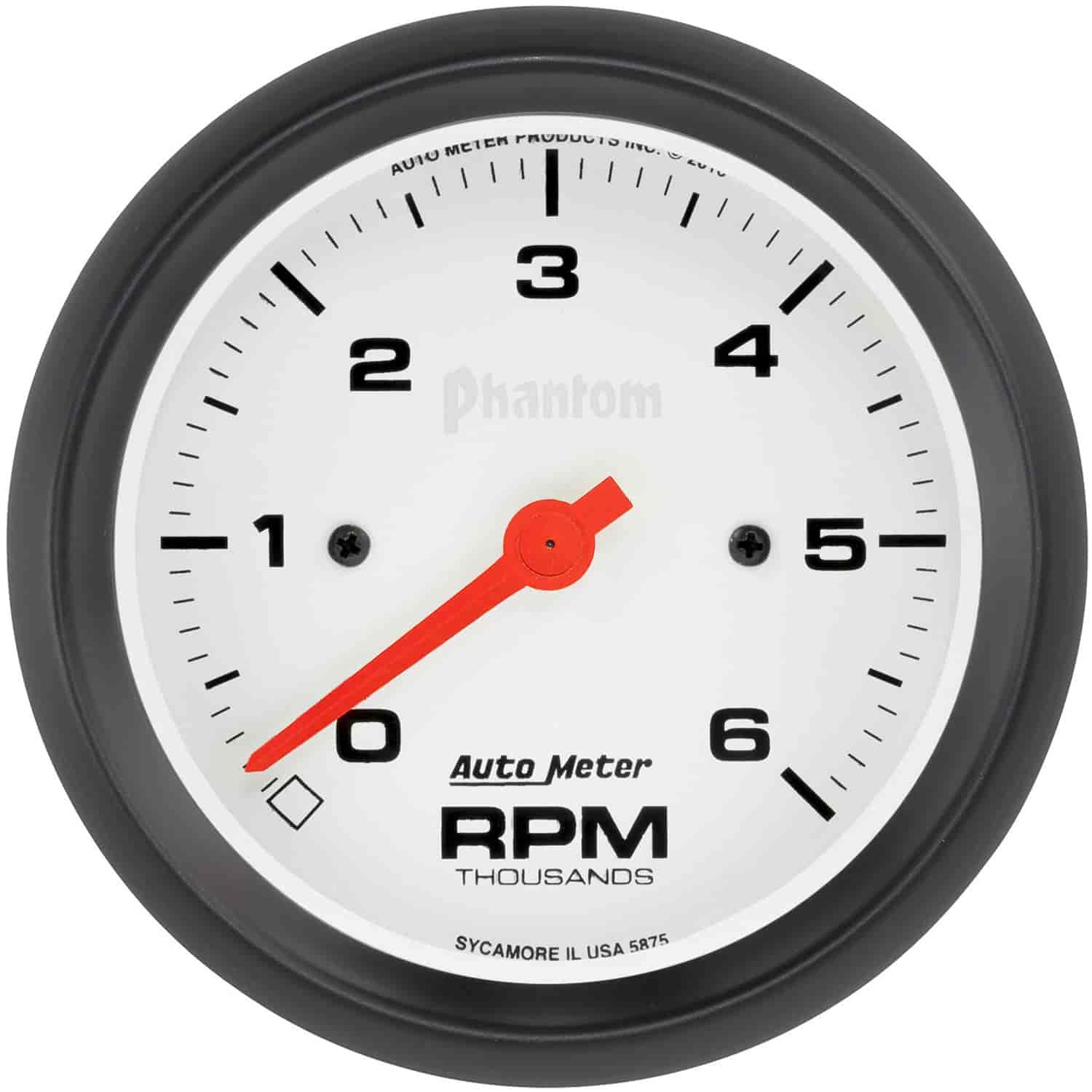 Phantom In-Dash Tachometer 3-3/8" Electrical 6,000 RPM