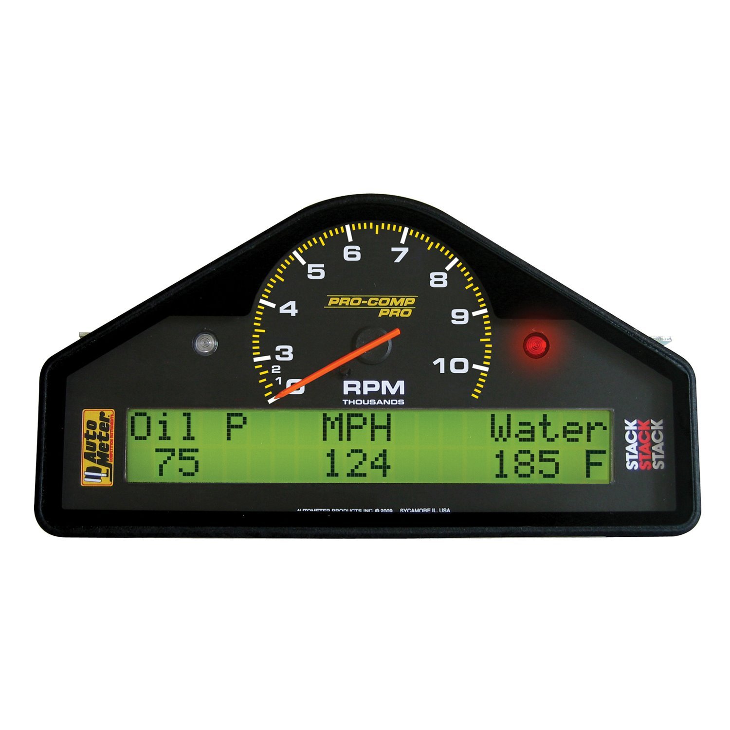 Pro-Comp Pro Street Dash Display Dual Range RPM: 0-3-10K