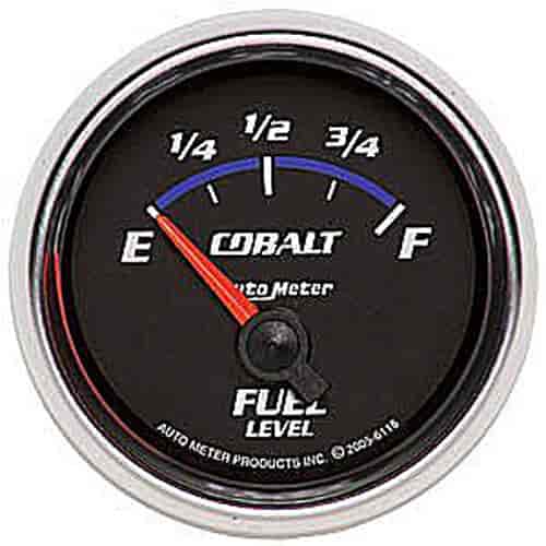 Cobalt Fuel Level Gauge 2-1/16" , electrical short sweep