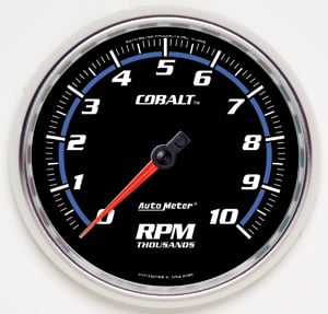 Colbalt Tachometer 5" Electrical Full Sweep