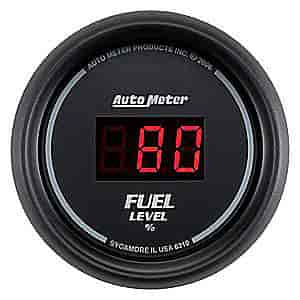 2-1/16" Sport-Comp Digital Fuel Level Gauge 0-280 ohms