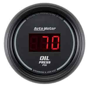 2-1/16" Sport-Comp Digital Oil Pressure Gauge 0-100 psi