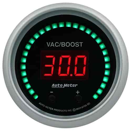 Sport-Comp Elite Digital Vac/Boost / Fluid Pressure Gauge 2-1/16 in. - 2-Channel [0-1600 psi (110 Bar)]
