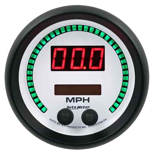 Phantom Elite Digital Speedometer 3-3/8 in. [0-260 mph / 0-260 km/h]