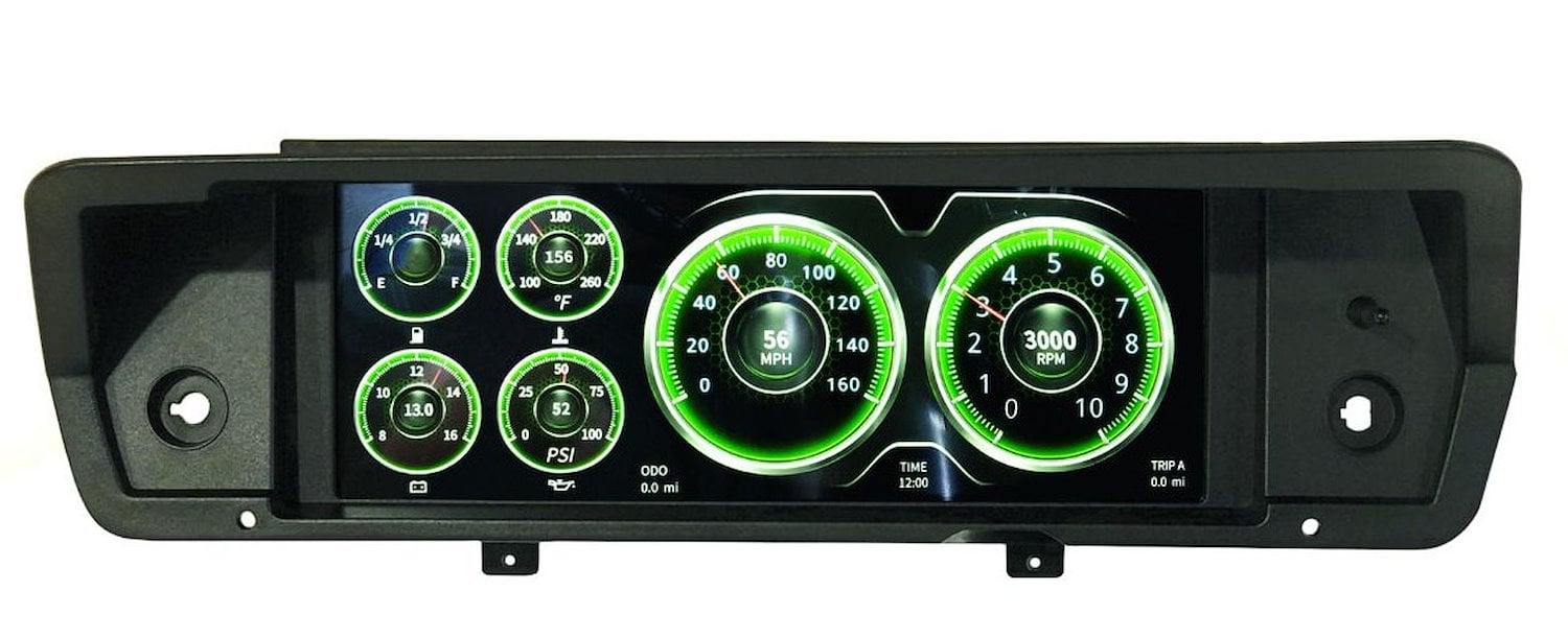 InVision Direct-Fit Digital Dash for Select 1972-1976 Chrysler, Dodge, Plymouth Models
