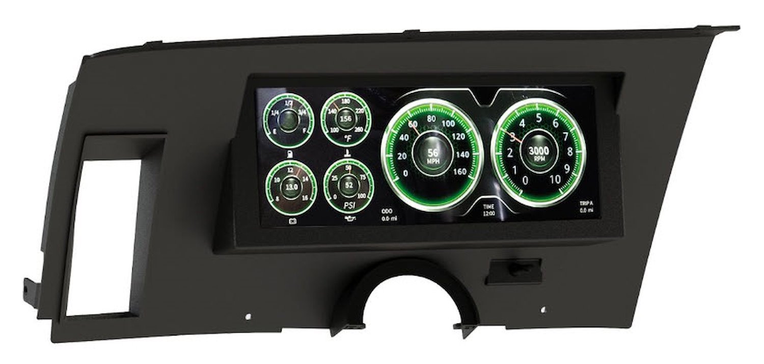 7012 Invision LCD Direct-Fit Digital Dash Kit for 1971-1973 Ford Mustang