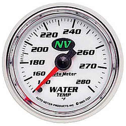 NV Water Temperature Gauge 2-1/16", mechanical full sweep