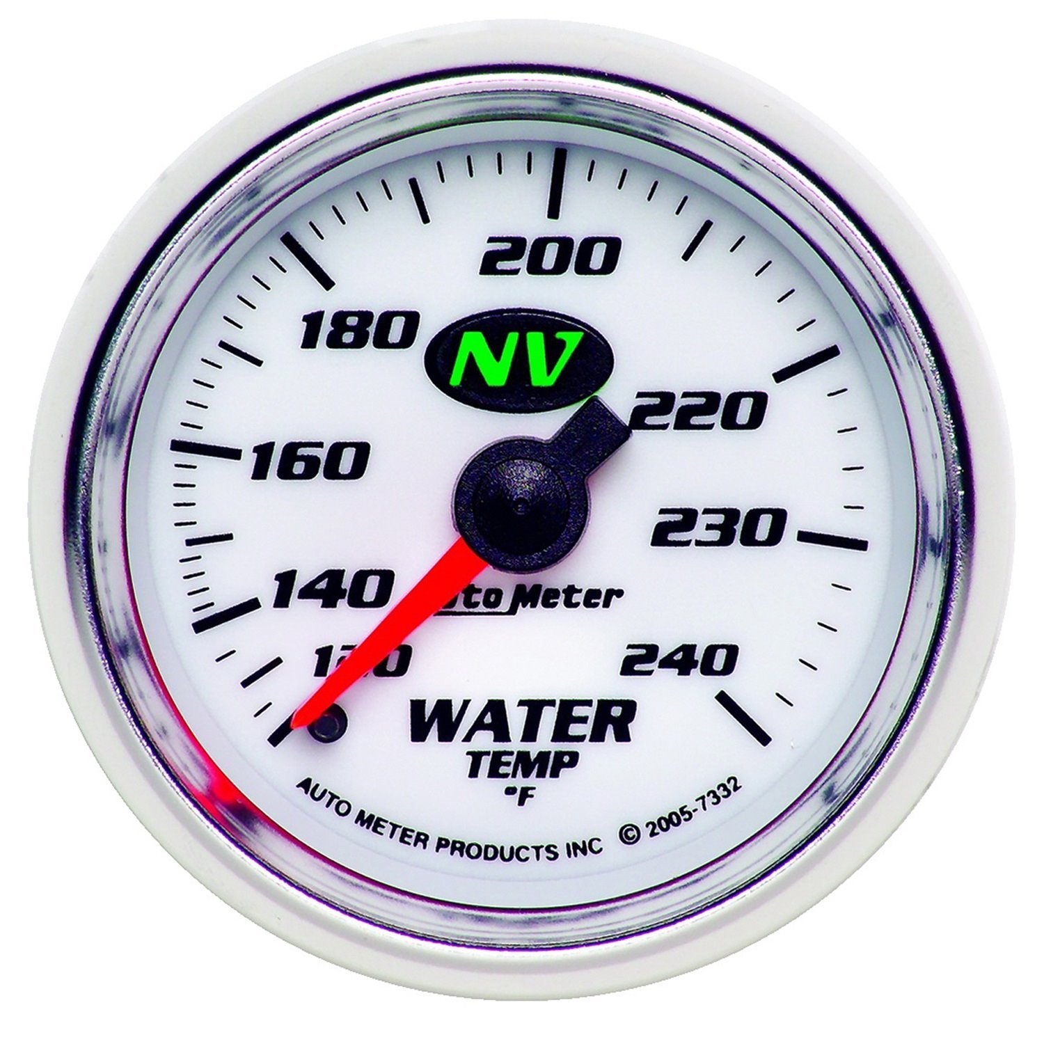 NV Water Temperature Gauge 2-1/16", mechanical full sweep