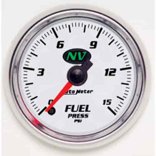 NV Fuel Pressure Gauge 2-1/16" electrical Full Sweep