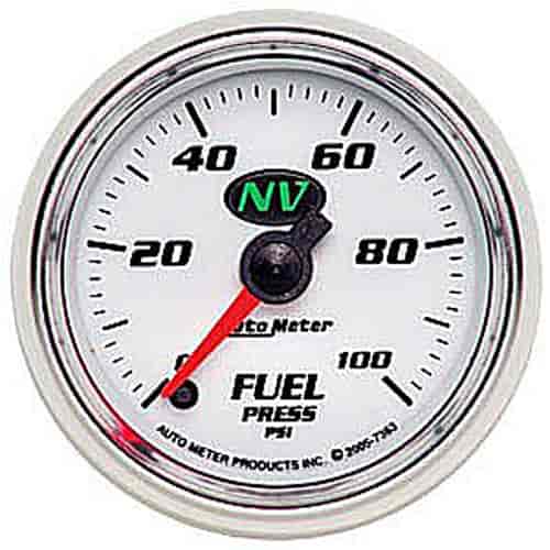NV Fuel Pressure Gauge 2-1/16" , electrical full sweep