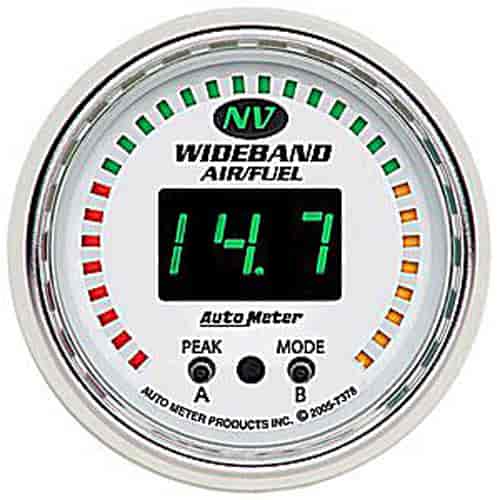NV Wideband Air/Fuel Ratio Gauge 2-1/16" , electrical full sweep