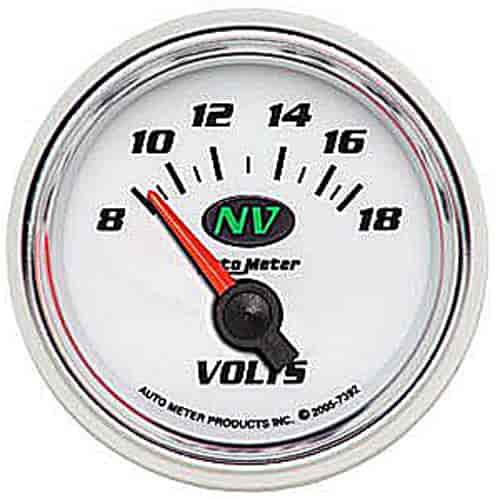 NV Voltmeter 2-1/16" , electrical short sweep