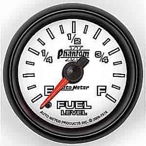 Phantom II Fuel Level Gauge 2-1/16" electrical (full sweep)