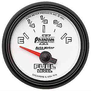 Phantom II Fuel Level Gauge 2-1/16" electrical (short sweep)