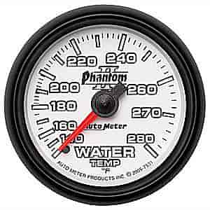 Phantom II Water Temperature Gauge 2-1/16" mechanical