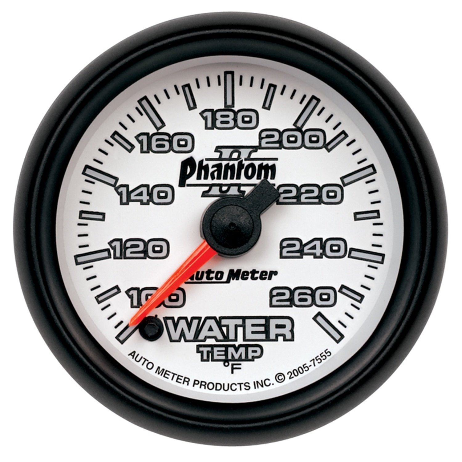 Phantom II Water Temperature Gauge 2-1/16" electrical (full sweep)