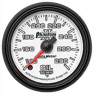 Phantom II Oil Temperature Gauge 2-1/16" electrical (full sweep)