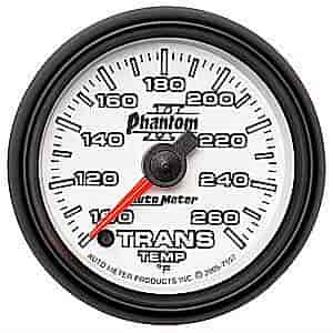 Phantom II Transmission Temperature Gauge 2-1/16" electrical (full sweep)