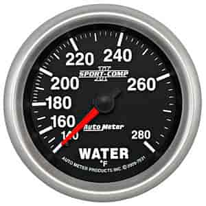 Sport-Comp II Water Temperature Gauge 2-5/8" Mechanical (Full Sweep)