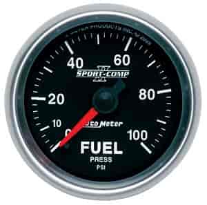 Sport-Comp II Fuel Pressure Gauge 2-5/8" Electrical (Full Sweep)