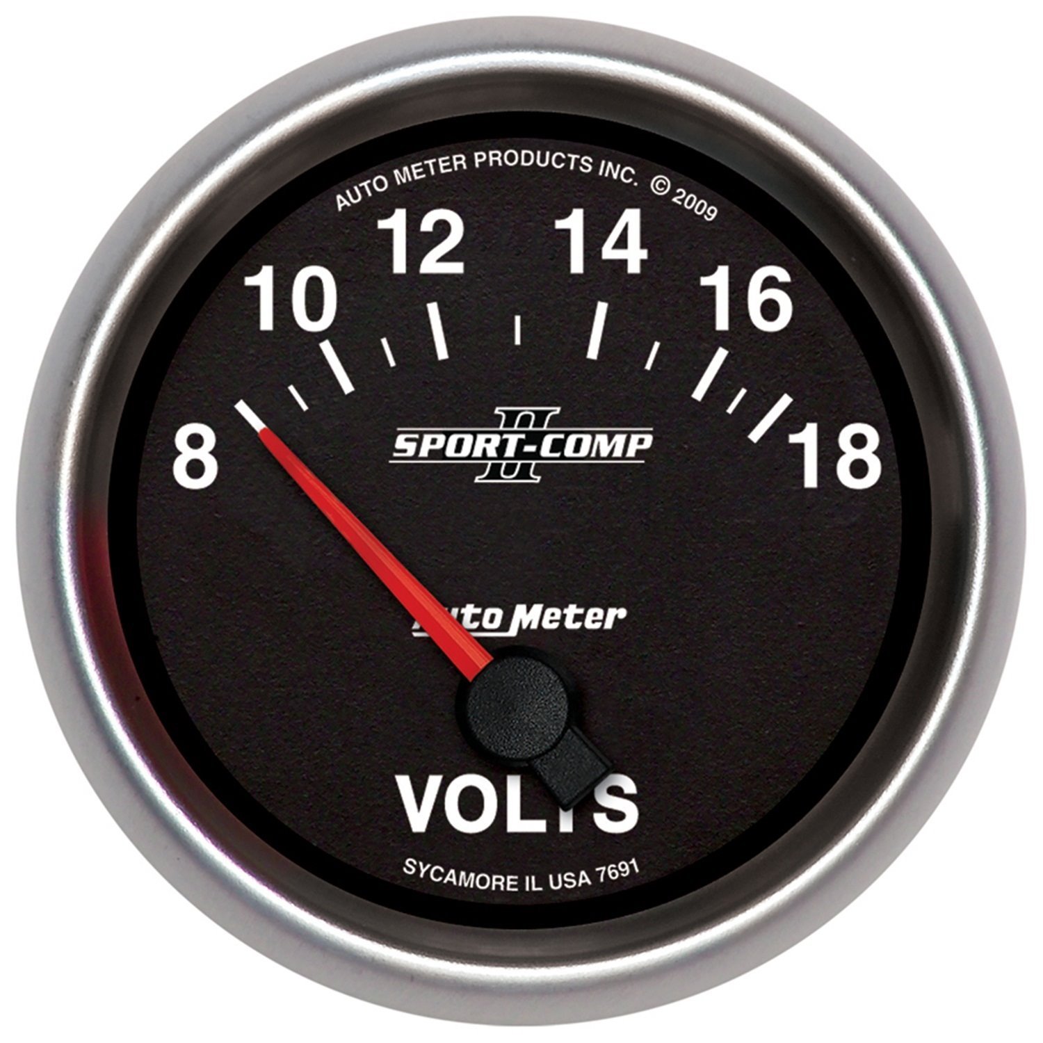 Sport-Comp II Voltmeter 2-5/8" Electrical (Short Sweep)