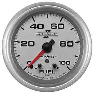 Ultra-Lite II Fuel Pressure Gauge 0-100 psi