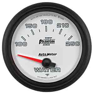 Phantom II Water Temperature Gauge 2-5/8" Electrical