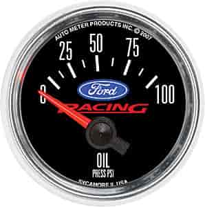 Officially Licensed Ford Oil Pressure Gauge 2-1/16" Electrical (Short Sweep) Oil Pressure Gauge