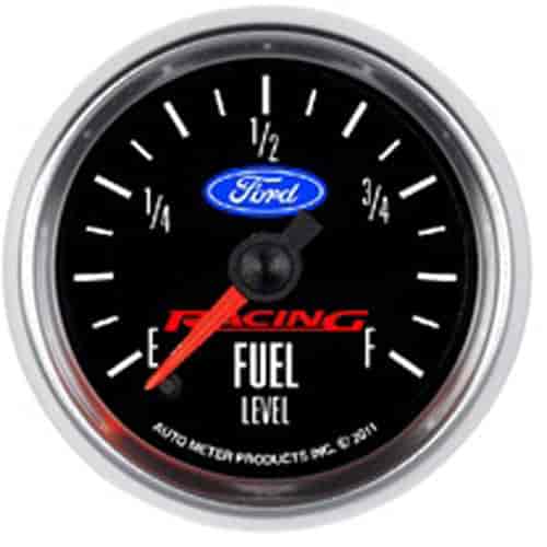 Officially Licensed Ford Fuel Level Gauge 2-1/16" Programmable, Electrical (Short Sweep)