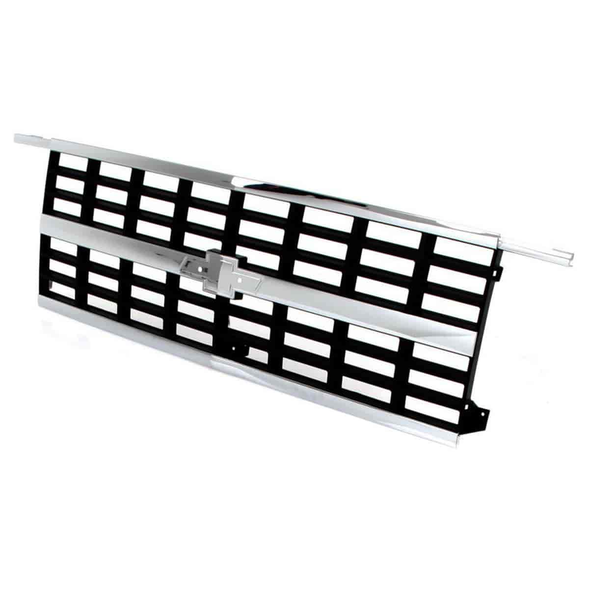 Grille Assembly 1989-1991 Chevy R/V Pickup, Blazer and Suburban w/ Dual Headlights
