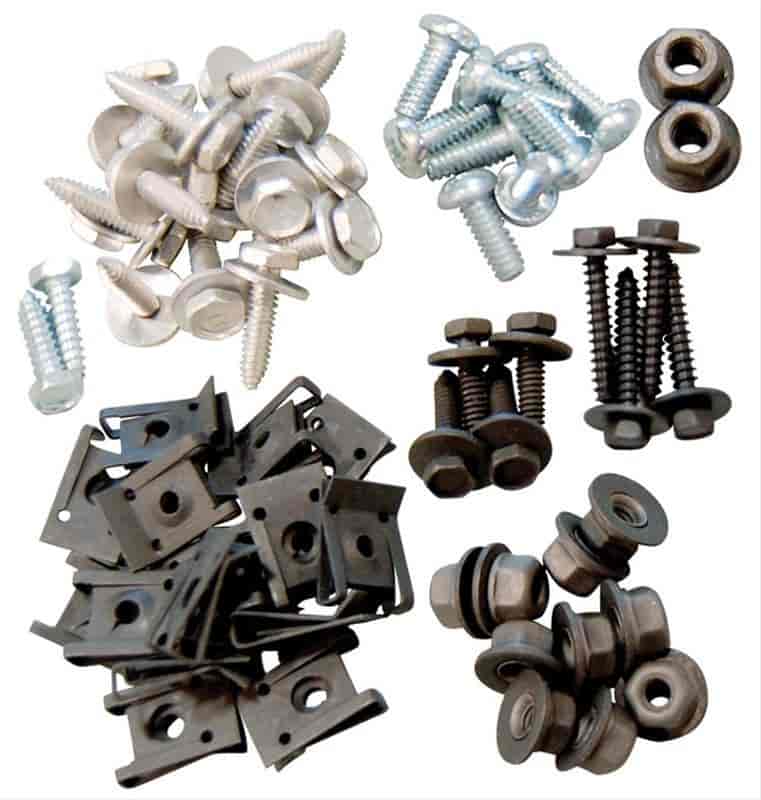 A-270766 Air Grabber Mounting Bolt Kit Fits Select 1970-1972 Dodge, Plymouth Models
