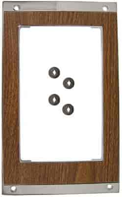 68 A/t Console Shift Plate w/wood