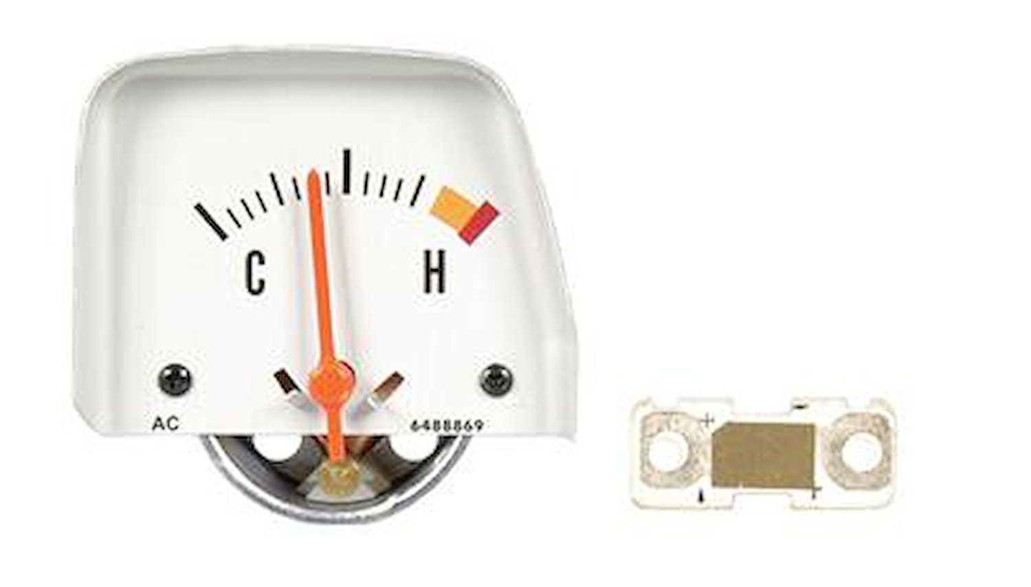 Console Coolant Temp Gauge w/Resistor for 1968-1969 Chevy Camaro