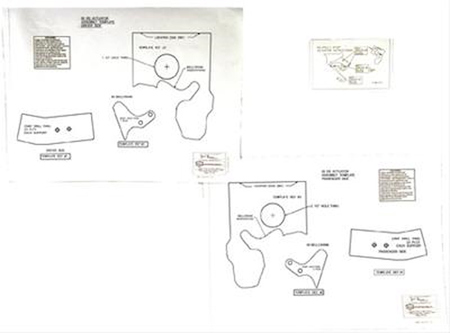 69 Camaro RS Fenderwell Template Kit