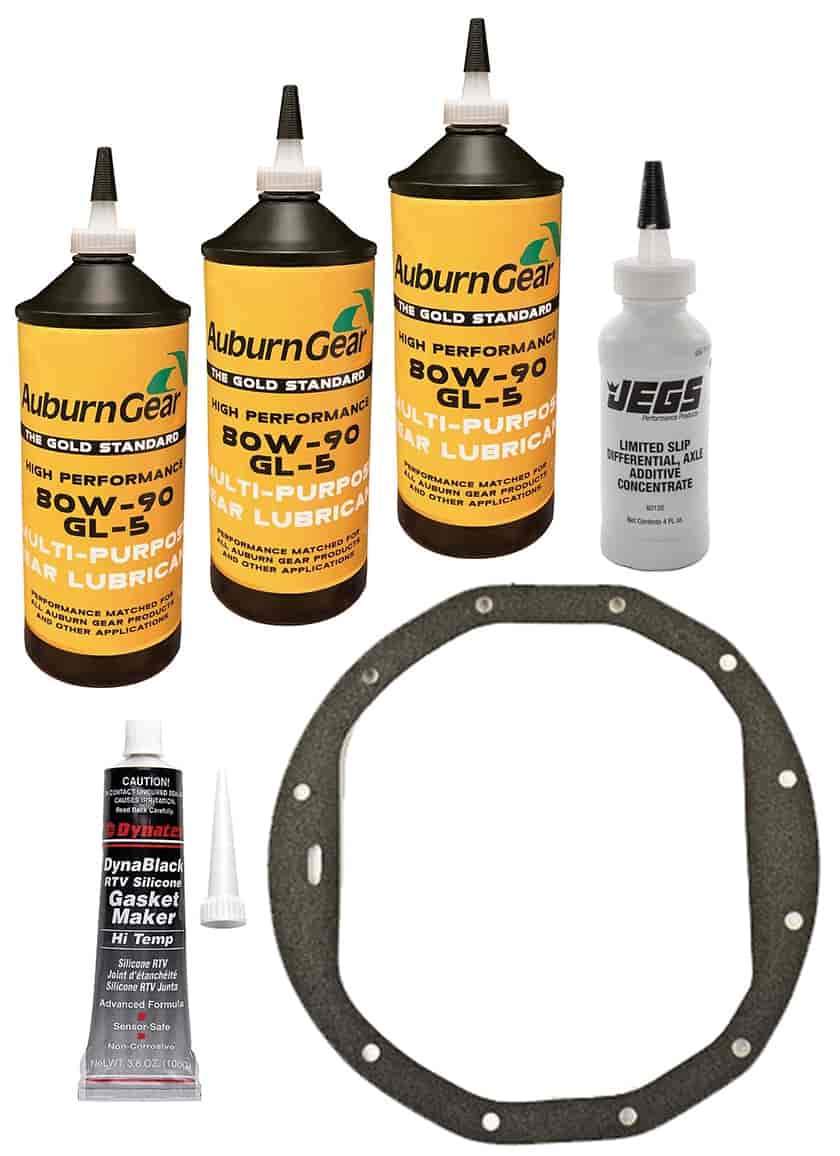 GM 8.875 in. 12-Bolt Differential Gear Oil Kit with Additive