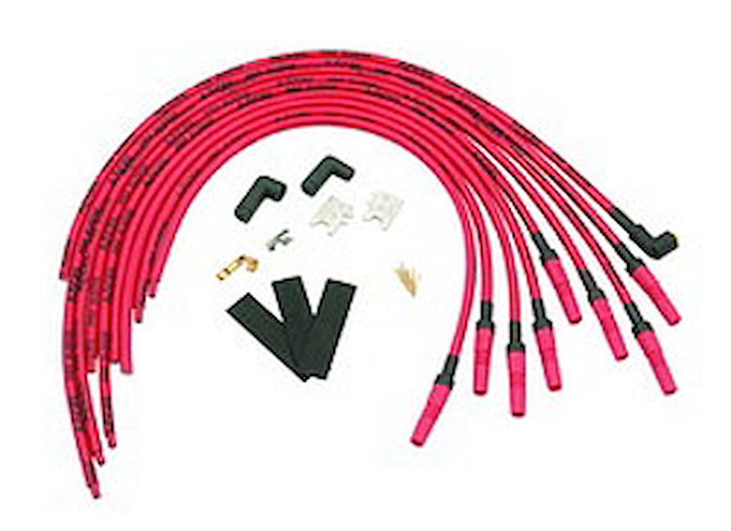 Pro 25 Race Spark Plug Wires 8.8MM Sleeved Universal Kit