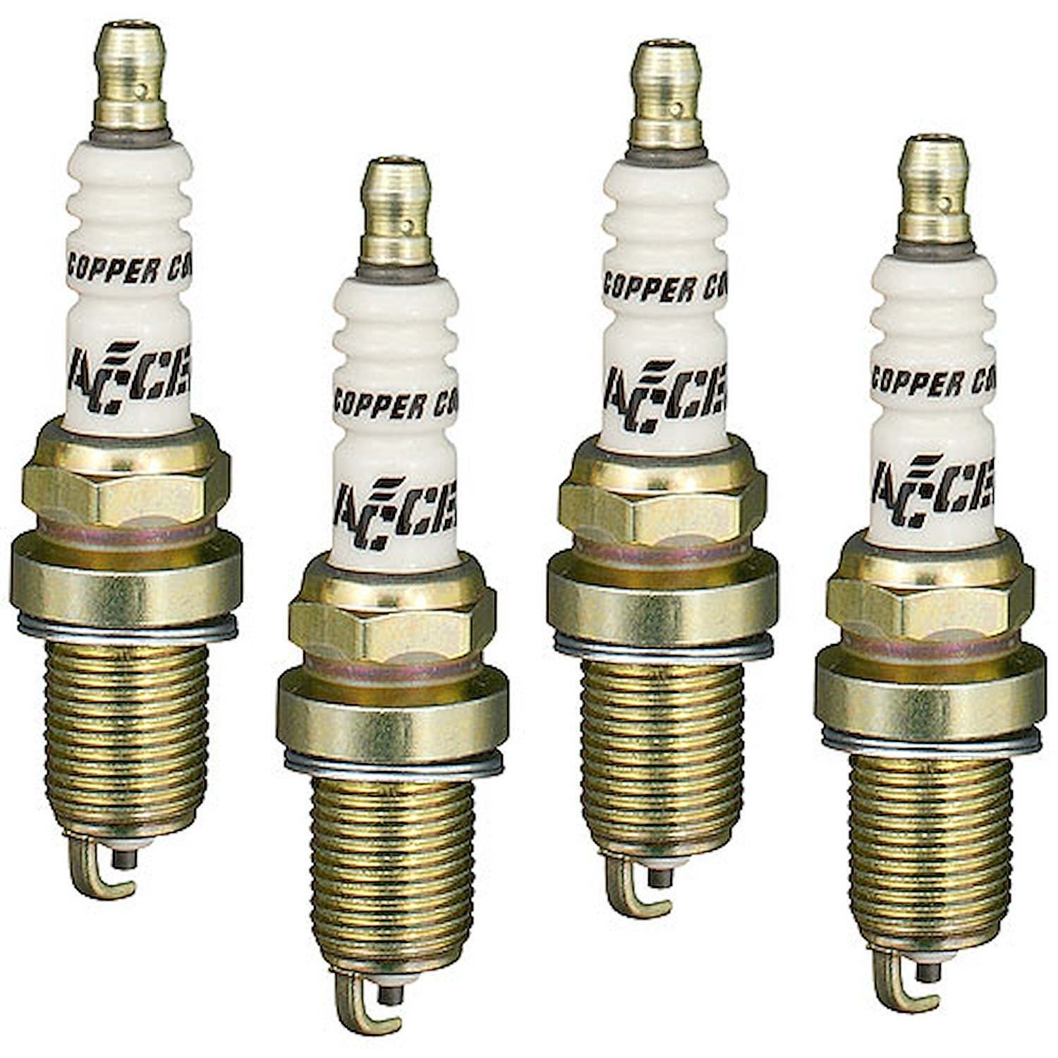 0416S-4 Copper Core Spark Plugs Shorty Design
