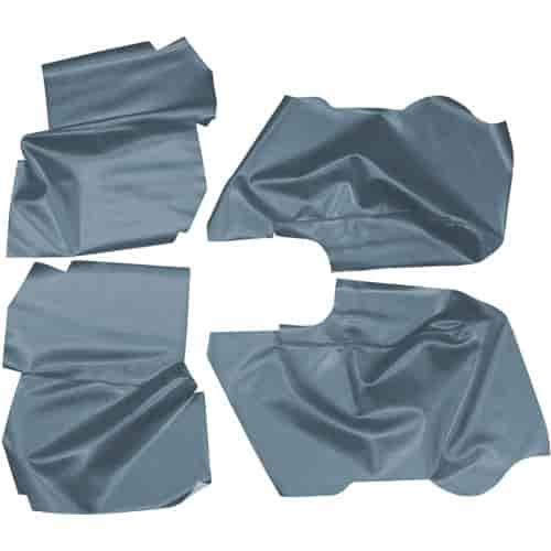 AW64GA00056325G 64 GM A-BODY CONVERTIBLE ARM REST/WELL COVERS - LT MT BLUE